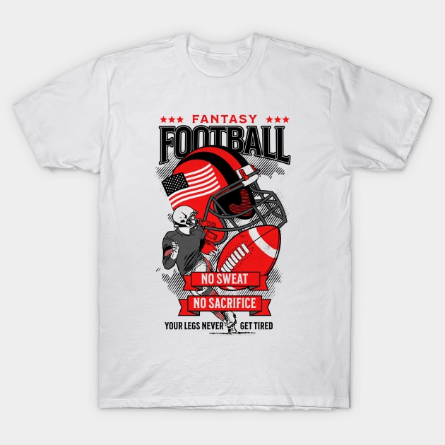 Fantasy Football T-Shirt by Worldengine